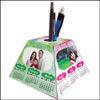 Personalised Photo Desk Calendar cum Pen Holder - code02 - Click here to View more details about this Product